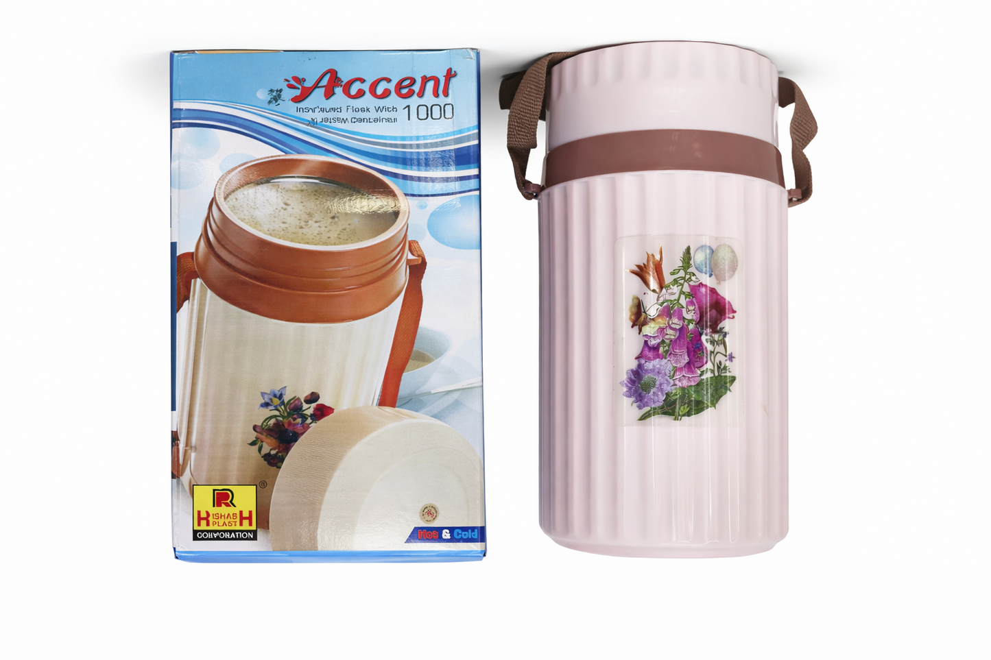 Accent 10L Insulated Water Jug with Stainless Steel Inner | Hot & Cold Water Dispenser with Strap