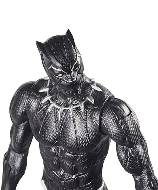 Superhero Action Figure Toy for Kids, Black Panther Style Figure with Movable Joints, Collectible Hero Toy for Boys & Girls, Durable Kids Toy (3+ Years)