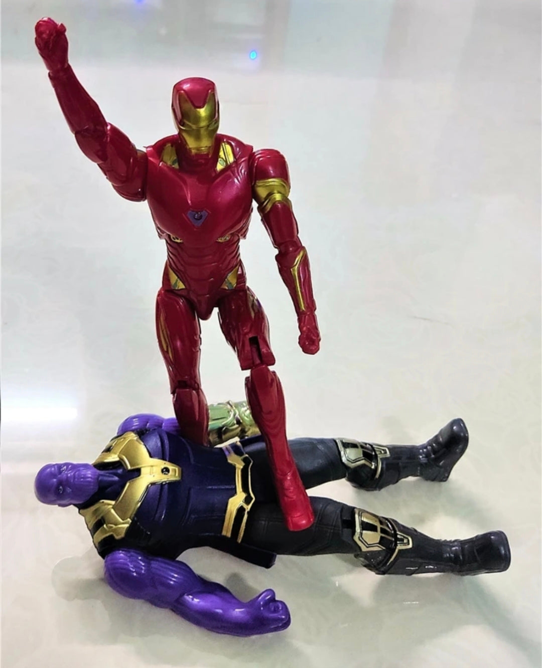 Superhero Action Figure Set for Kids, 2-Piece Hero & Villain Toy Figures, Movable Joint Action Figures for Boys & Girls, Durable Collectible Toys (3+ Years)