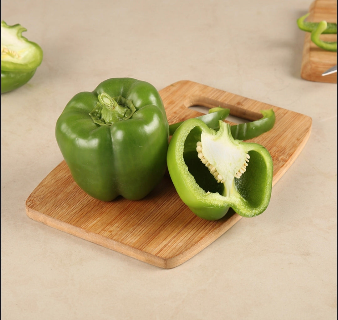 Fresh Green Capsicum (Shimla Mirch) | Farm Fresh Bell Pepper ( 250 )