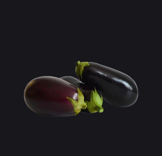 Fresh Brinjal (Baingan) | Farm Fresh Eggplant Premium Natural Vegetables for Cooking ( 500 grams )