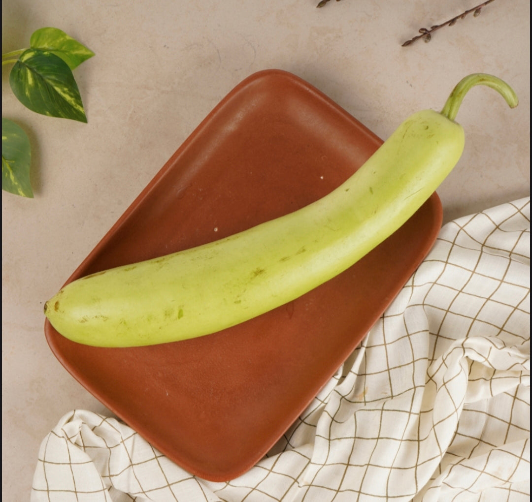 Fresh Bottle Gourd (Lauki) | Farm Fresh Dudhi Premium Natural Vegetables for Cooking ( 500 grams )