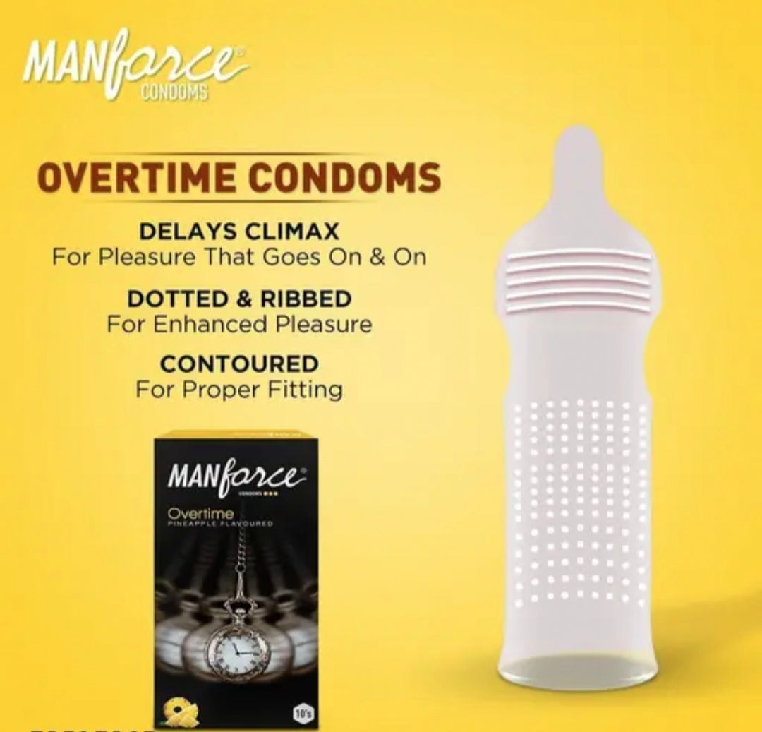 Manforce Cocktail Chocolate & Hazelnut Flavoured Condoms, Dotted and Ringed Latex Condoms for Enhanced Pleasure, Pack of 10