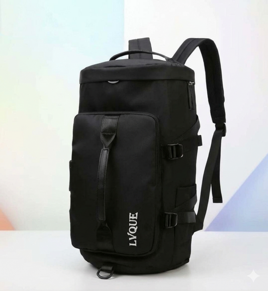 LVQUE Convertible Backpack 30L, Roll-Top Laptop Bag with Shoe Compartment, Waterproof Travel Backpack for Men & Women, Fits 15.6” Laptop