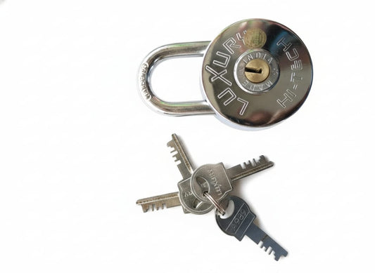 Luxury Hi-Tech 9 Lever Round Padlock with 3 Keys