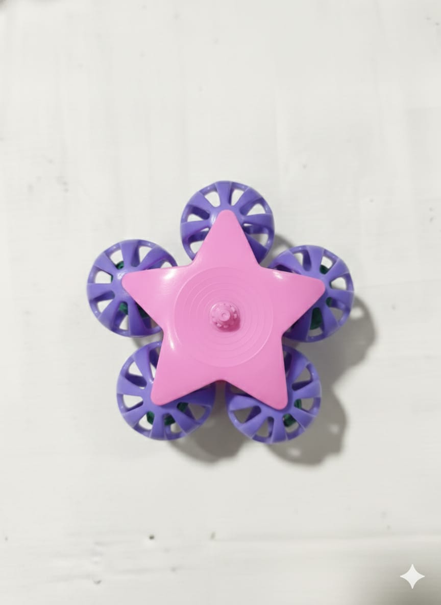 Baby Rattle Toy with Easy-Grip Handle – Colorful Sensory Toy