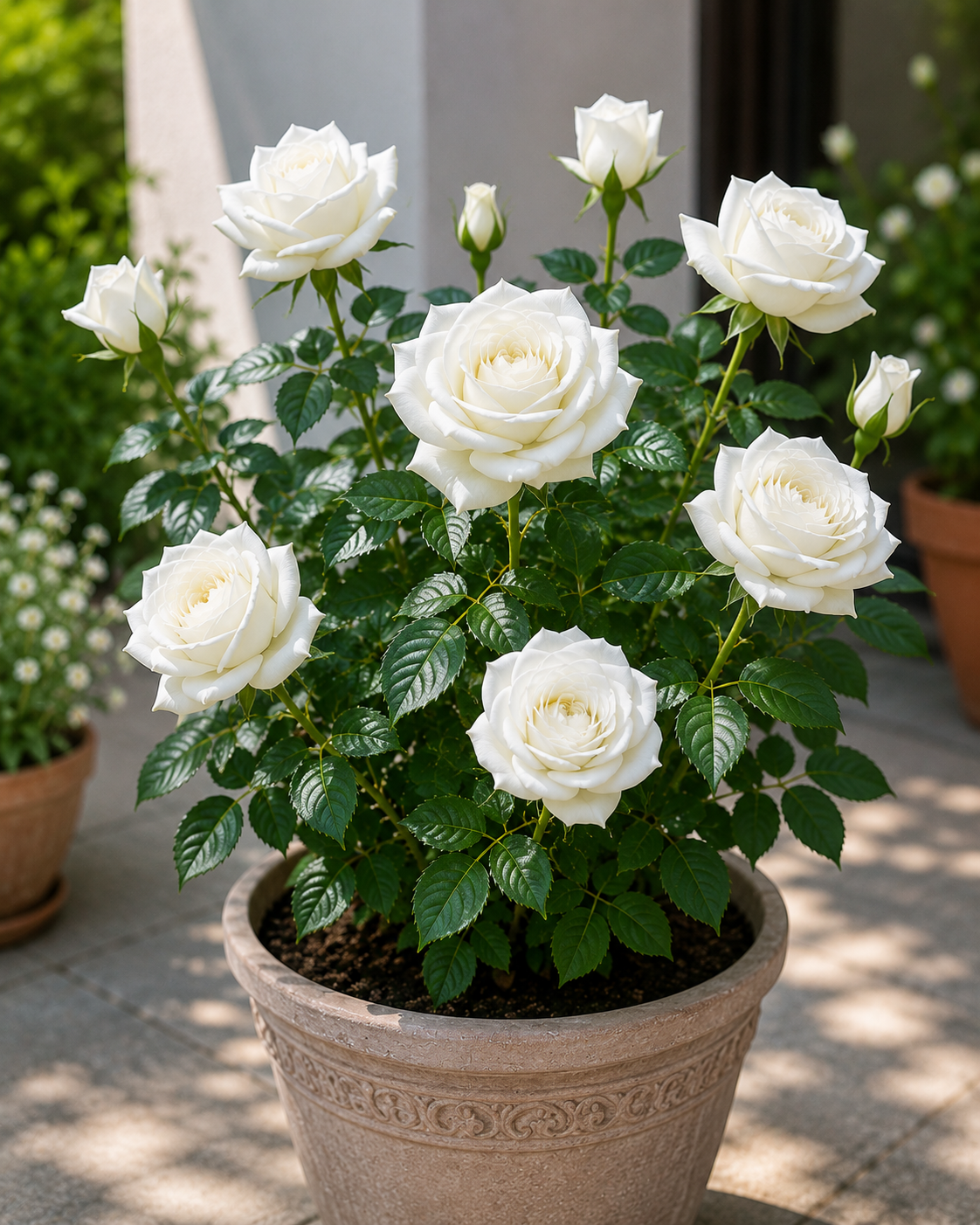 WHITE ROSE PLANT Pure Elegance for Every Garden