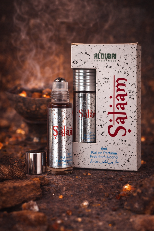 Al Dubai Fragrances Sadaam Attar Roll-On Perfume | 100% Pure Concentrated Perfume Oil | Alcohol-Free Long Lasting Arabic Fragrance | 6ml Pocket Size Unisex