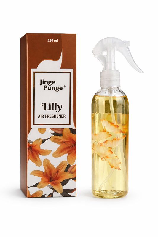 Jinge Punge Lilly Air Freshener Spray | Long-Lasting Floral Room Freshener