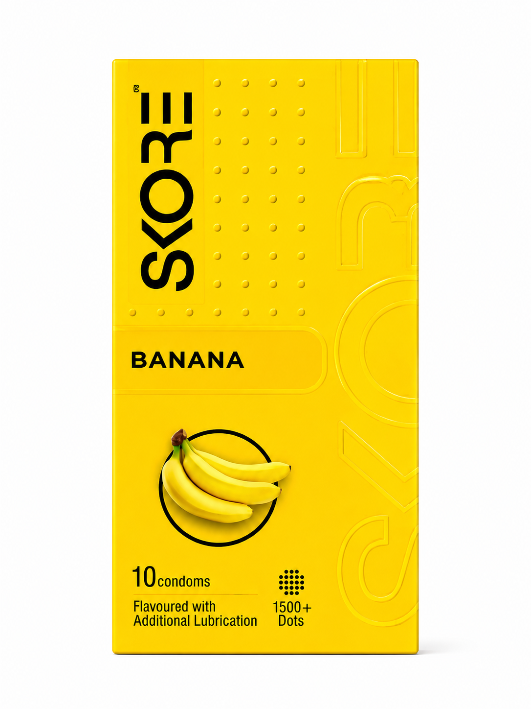 SKORE Dots Condoms, 10 Count | 1500+ Raised Dots | Extra Lubricated  Ultra Thin Natural Rubber Latex Condoms | 53 ± 2 mm Width