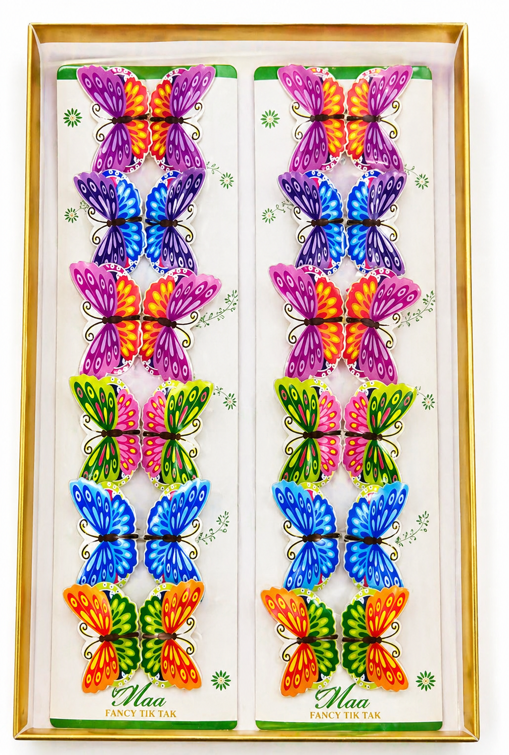Harmal Store Butterfly Hair Claw Clips – 6-Piece Vibrant Set with Strong Spring and Premium Acrylic Finish – Lightweight Non-Slip Hair Accessories for Women and Girls