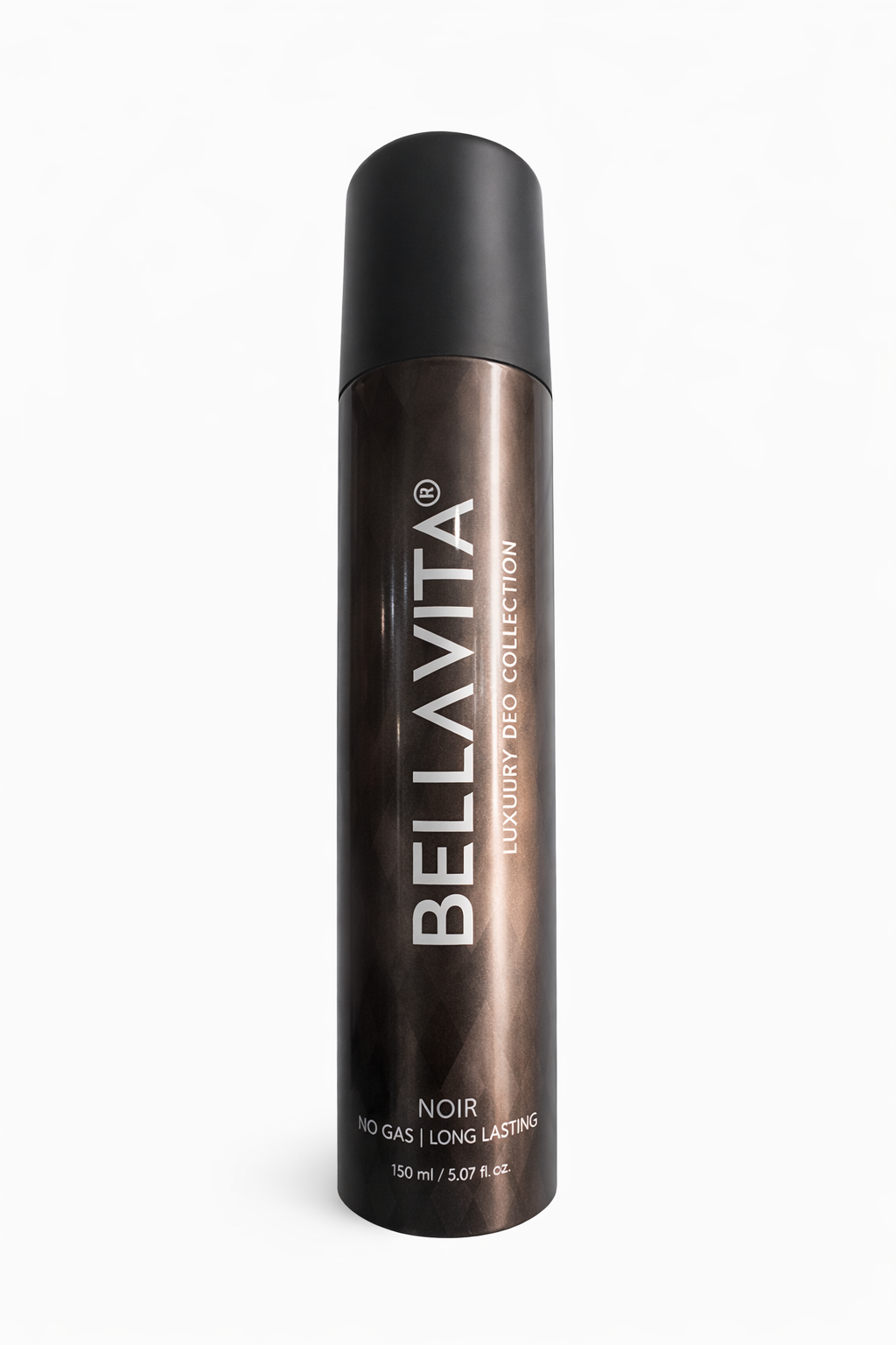 BELLAVITA Noir Luxury No Gas Perfume Body Spray for Men, 150ml | Signature Luxurious Scent