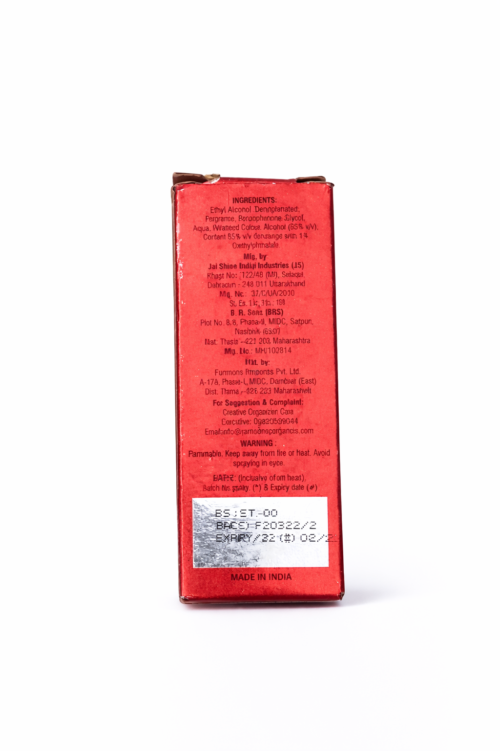 Ramsons Red ZX Eau De Parfum 10ml | Long-Lasting Perfume for Men