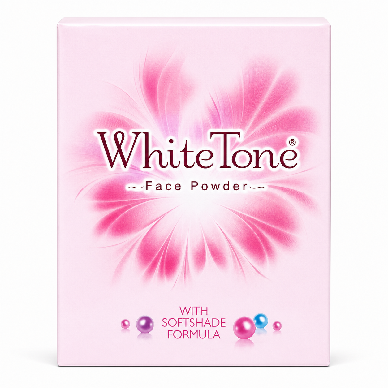 White Tone Face Powder with Softshade Formula | Oil Control Compact Powder | Smooth Matte Finish | Natural Pink Glow
