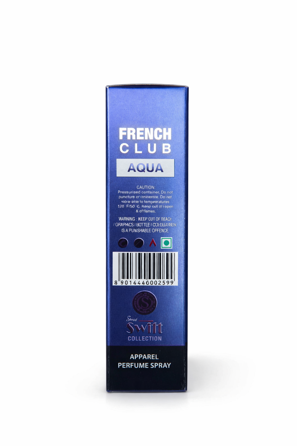 French Club Aqua Apparel Perfume Spray 10ml | Long-Lasting Fabric Perfume for Clothes