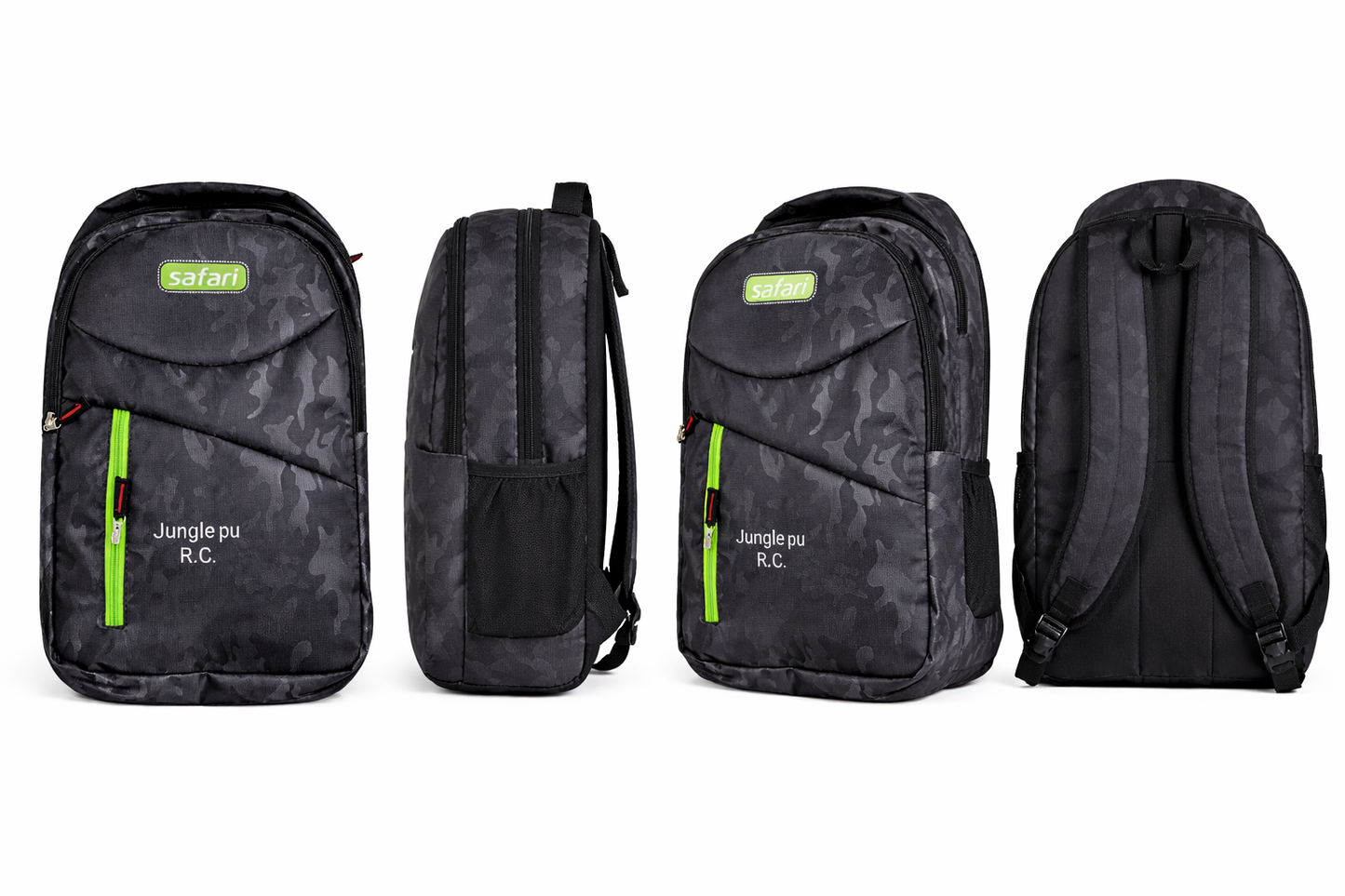 afari Jungle PU R.C. Backpack for Men and Women, Laptop Backpack with Padded Sleeve