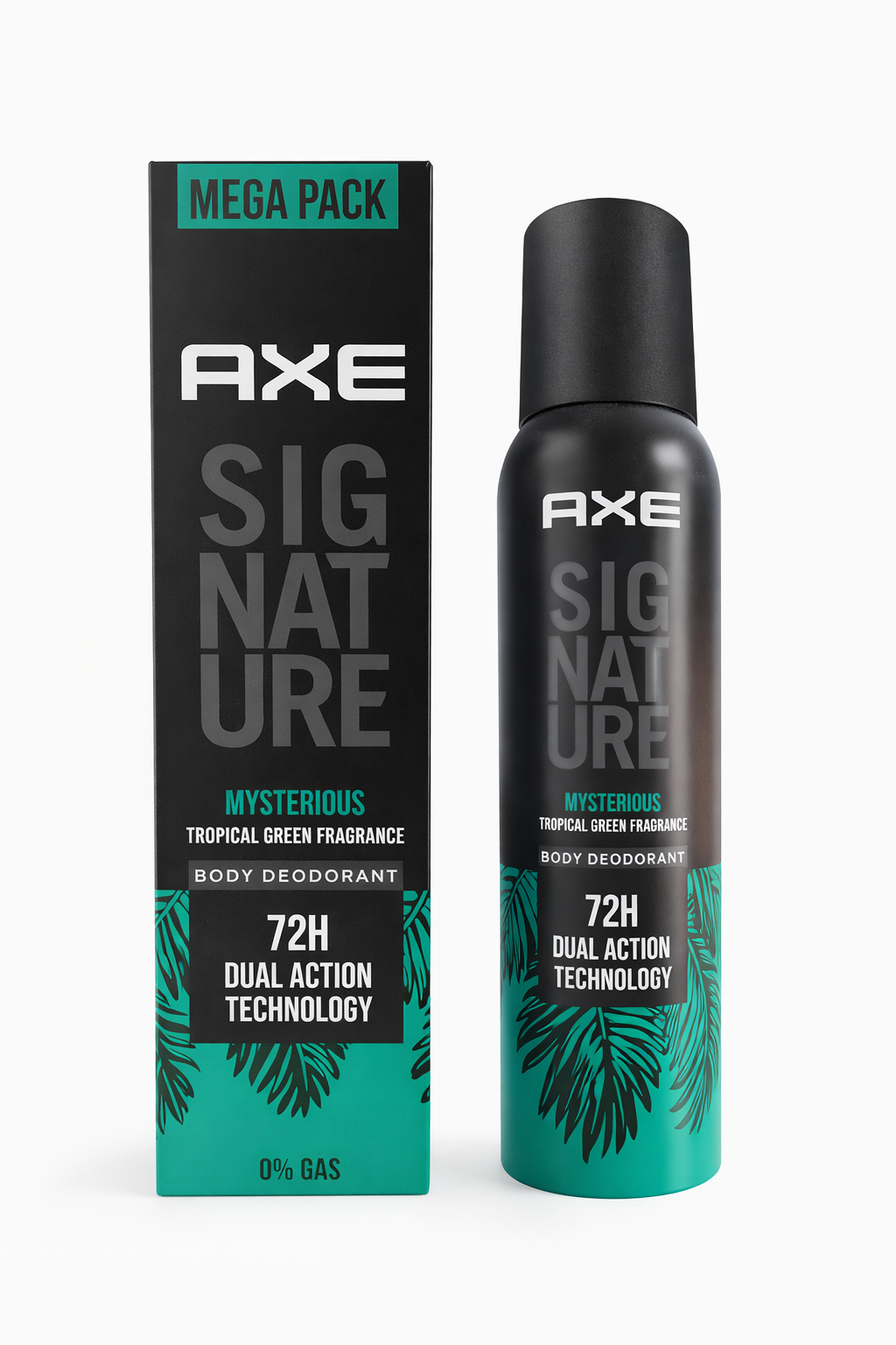 AXE Signature Mysterious Body Deodorant for Men, 150ml Mega Pack | 72H Long Lasting Freshness