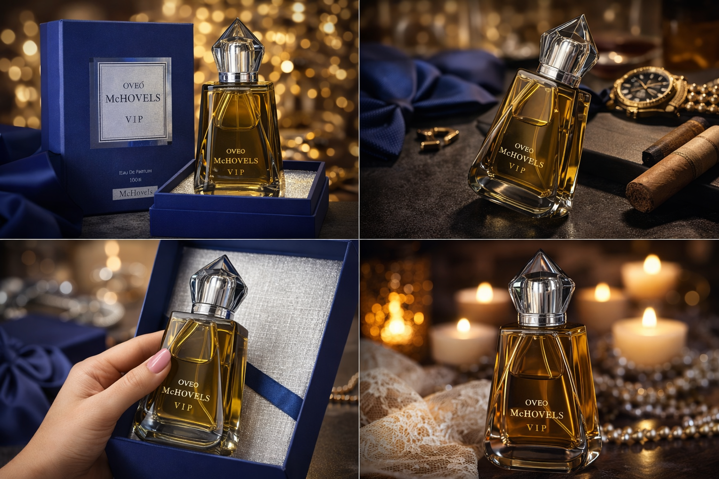 OVEO McHOVELS VIP Eau De Parfum 100ml – Luxury Perfume with Crystal Cap | Long Lasting Premium Fragrance | Elegant Gift Perfume for Men & Women