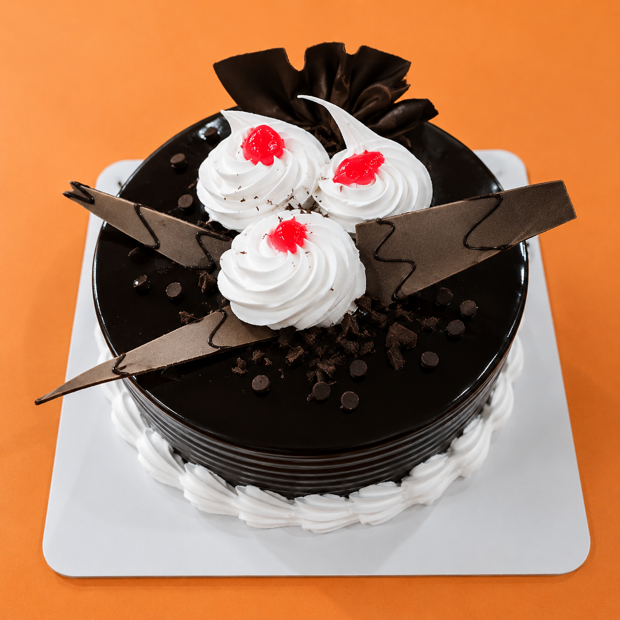 Chocolate Truffle Cake (300 grams) | Premium Chocolate Birthday Cake | Rich Dark Chocolate Fresh Cream Cake