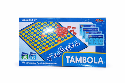 Tambola Game Set (Bingo / Housie) with 600 Tokens & 90 Number Tiles | Family Party Game for Kids & Adults | Indoor Board Game