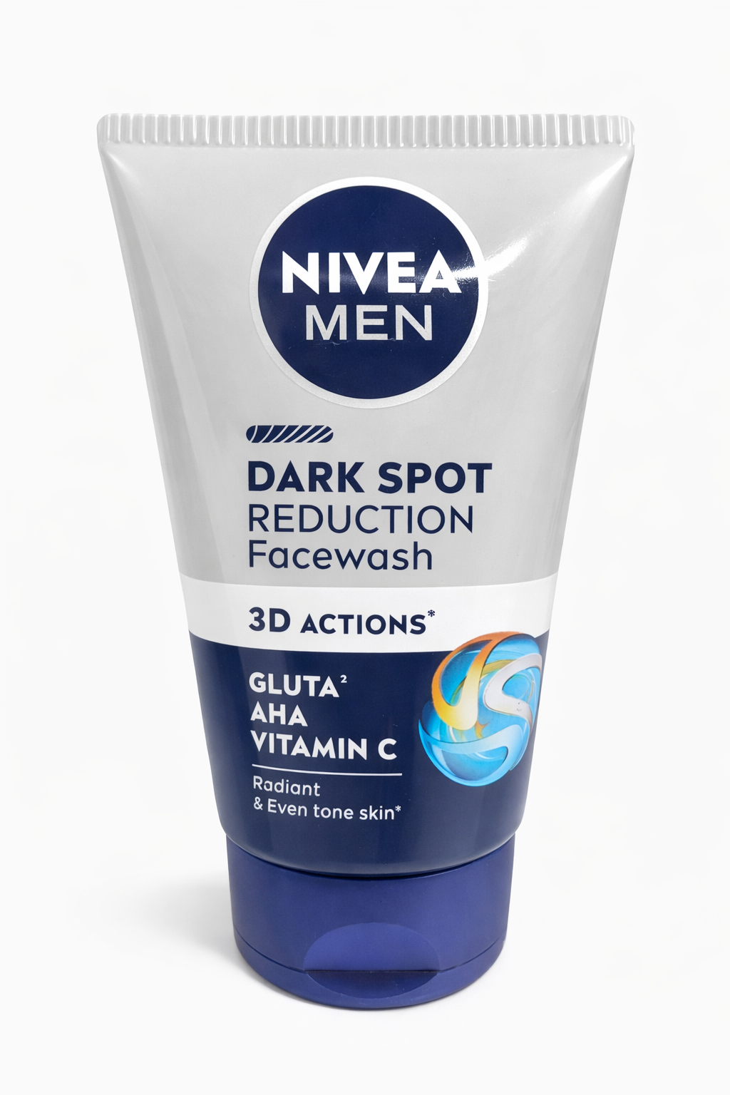Nivea Men Dark Spot Reduction Face Wash with Gluta, AHA & Vitamin C, Brightening Face Cleanser for Men