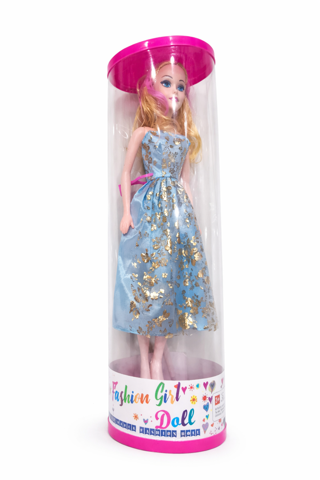 ashion Girl Doll Toy with Dress | Princess Style Doll with Storage Tube