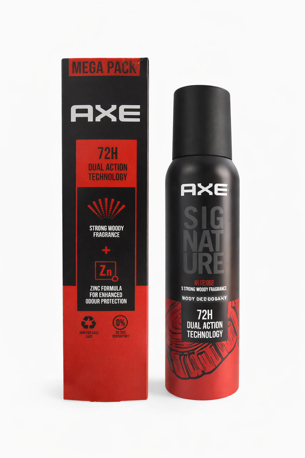 AXE Signature Mysterious Body Deodorant for Men, 150ml Mega Pack | 72H Long Lasting Freshness