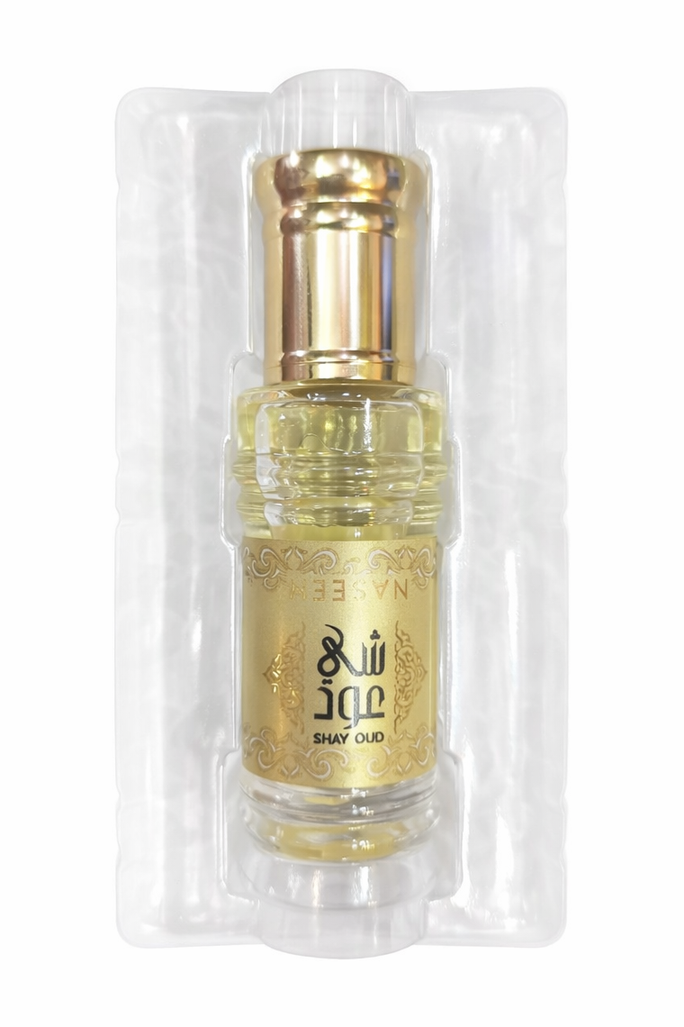Naseem Shay Oud Attar Roll On Perfume Oil 6ml – Alcohol-Free Long Lasting Oud Fragrance for Men & Women