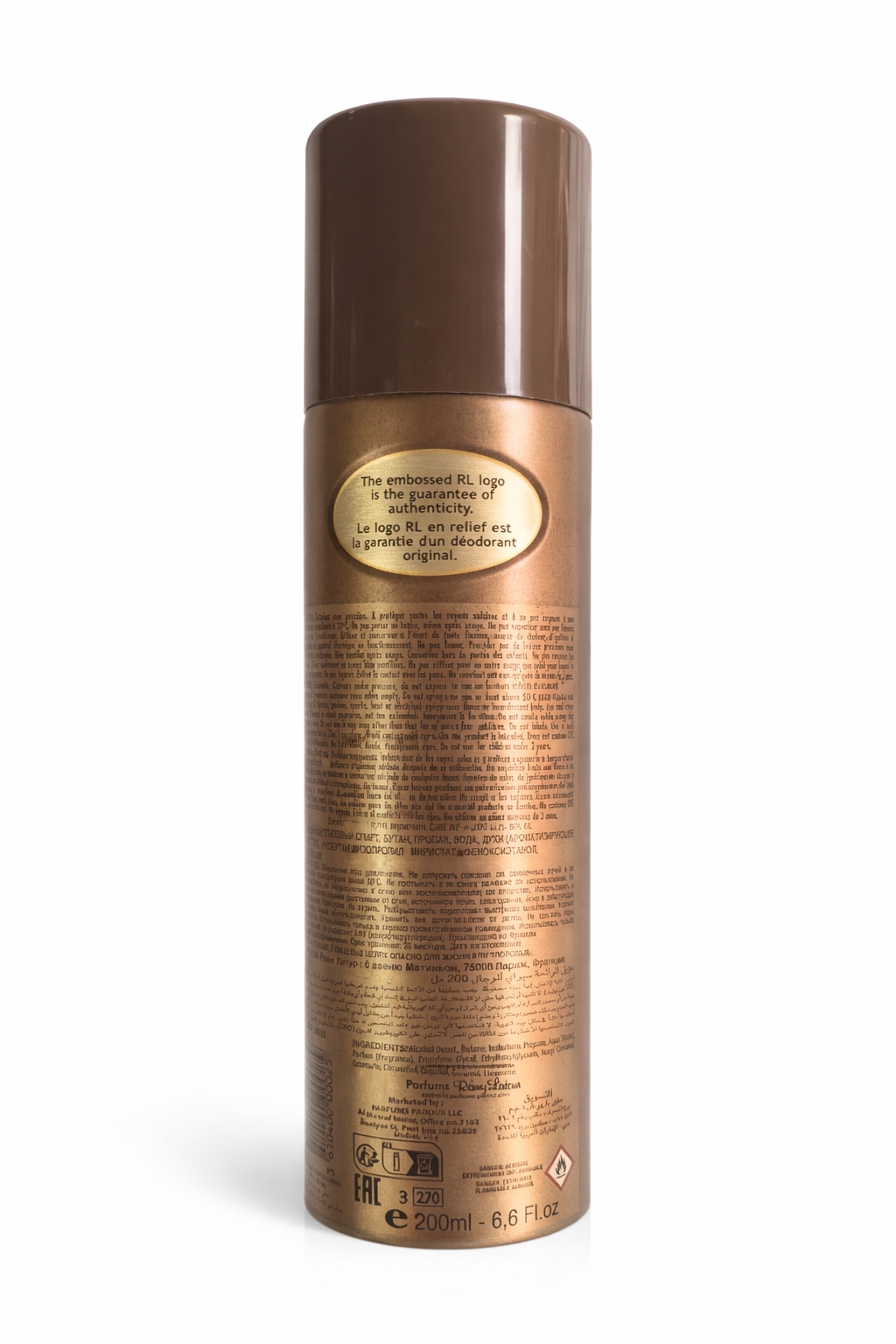 RSL Cigar Deodorant Spray for Men, Long Lasting Woody Masculine Fragrance, Odor Protection & Quick Dry Formula