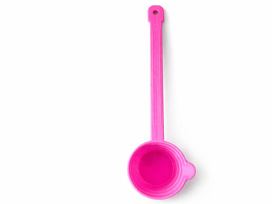 Plastic Measuring Ladle 60 ml (2 oz) – Multi-Purpose Scoop with Hanging Hole, Dishwasher Safe, Durable Kitchen Tool for Liquids & Dry Ingredients