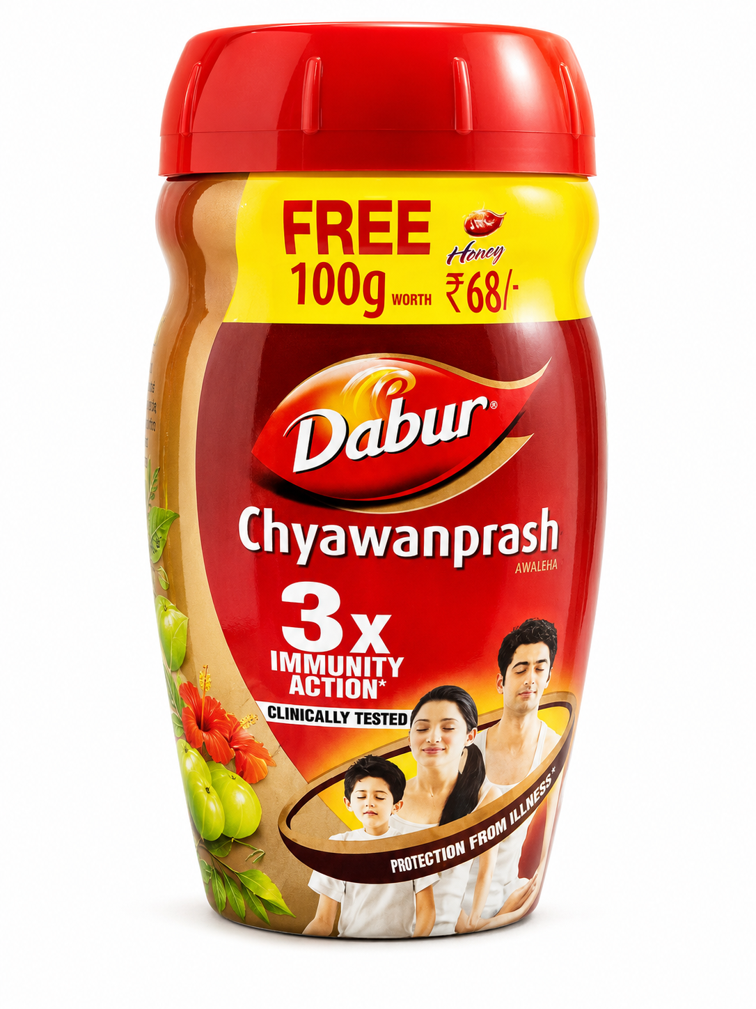 Dabur Chyawanprash Awaleha | Ayurvedic Immunity Booster with Amla, Ashwagandha, Giloy & Honey | Supports Immunity, Strength & Stamina | Family Health Supplement | 950g + 100g Free