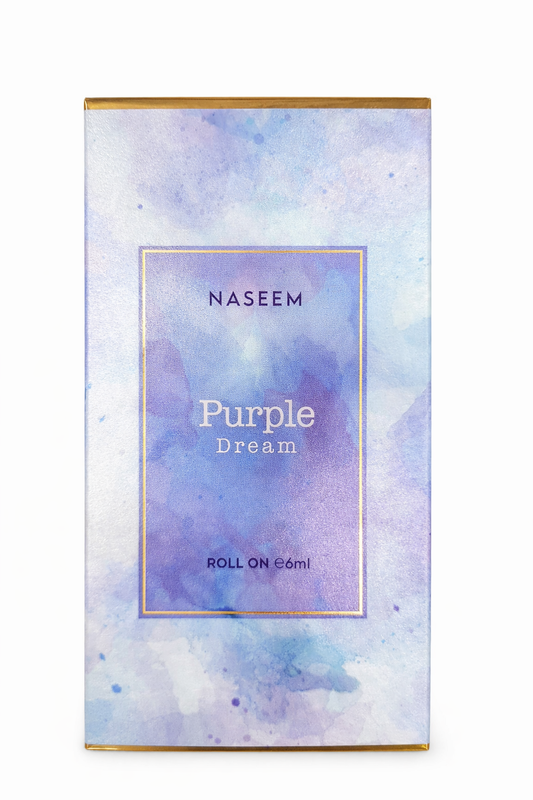Purple Dream Attar Roll On Perfume Oil 6ml – Alcohol-Free Long Lasting Sweet & Soft Fragrance for Men & Women – Premium Naseem Ittar with Roll-On Applicator – Travel Size Luxury Perfume Oil
