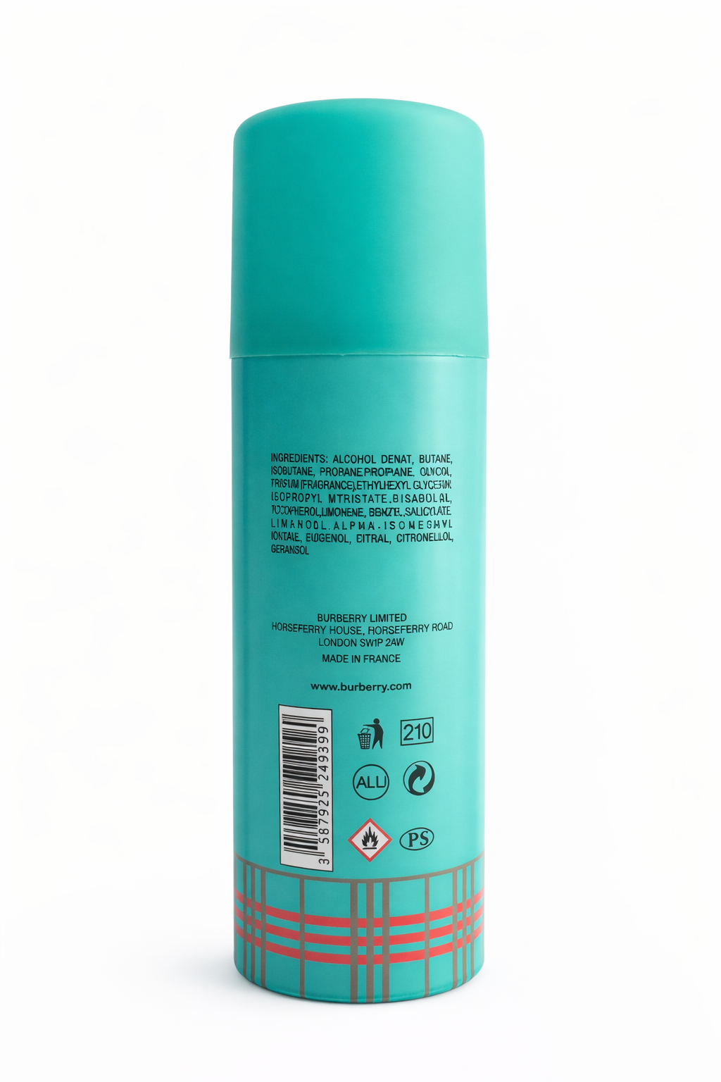 Burberry Touch For Man Deodorant Spray | Long-Lasting Perfumed Body Spray | Fresh Masculine Fragrance | 200 ml (6.6 fl oz)