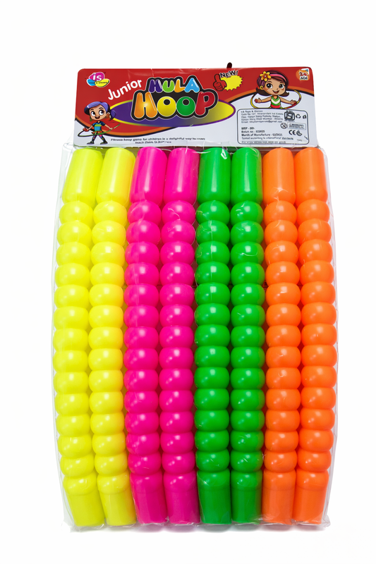 Kids Hula Hoop Set Adjustable (75–90 cm) | Snap-Together Fitness Hoop for Children | Colorful Plastic Exercise Hoop for Boys & Girls (3+ Years)