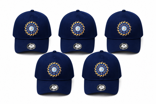 Premium Embroidered Baseball Cap for Men & Women 1 PEACE | Adjustable Cotton Sports Cap | Navy Blue Embroidered Hat with Curved Brim
