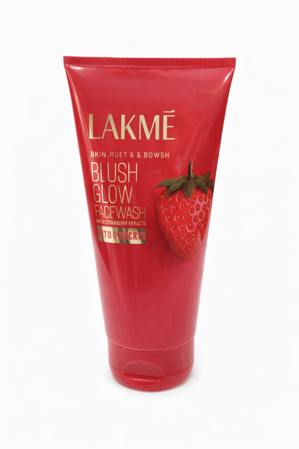 Lakmé Blush & Glow Strawberry Face Wash with Vitamin C | Fruit Extract Face Cleanser for Instant Brightness, Deep Cleansing & Hydrated Skin
