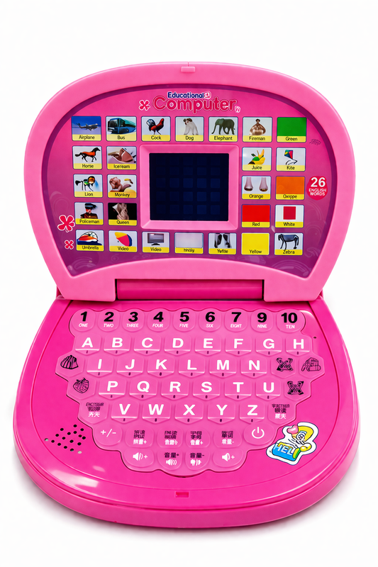 Educational Laptop Toy for Kids | Learning Computer with Letters, Numbers & Words | Interactive Sound & Music Toy