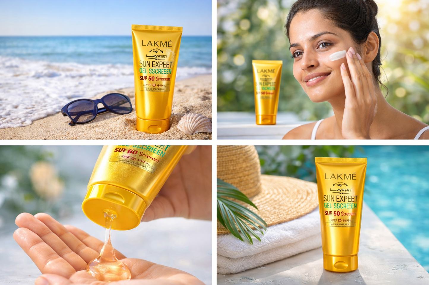Lakmé Sun Expert Gel Sunscreen SPF 50 PA++++ | Broad Spectrum UVA UVB Protection | Ultra Matte Lightweight Sunscreen for Oily Skin