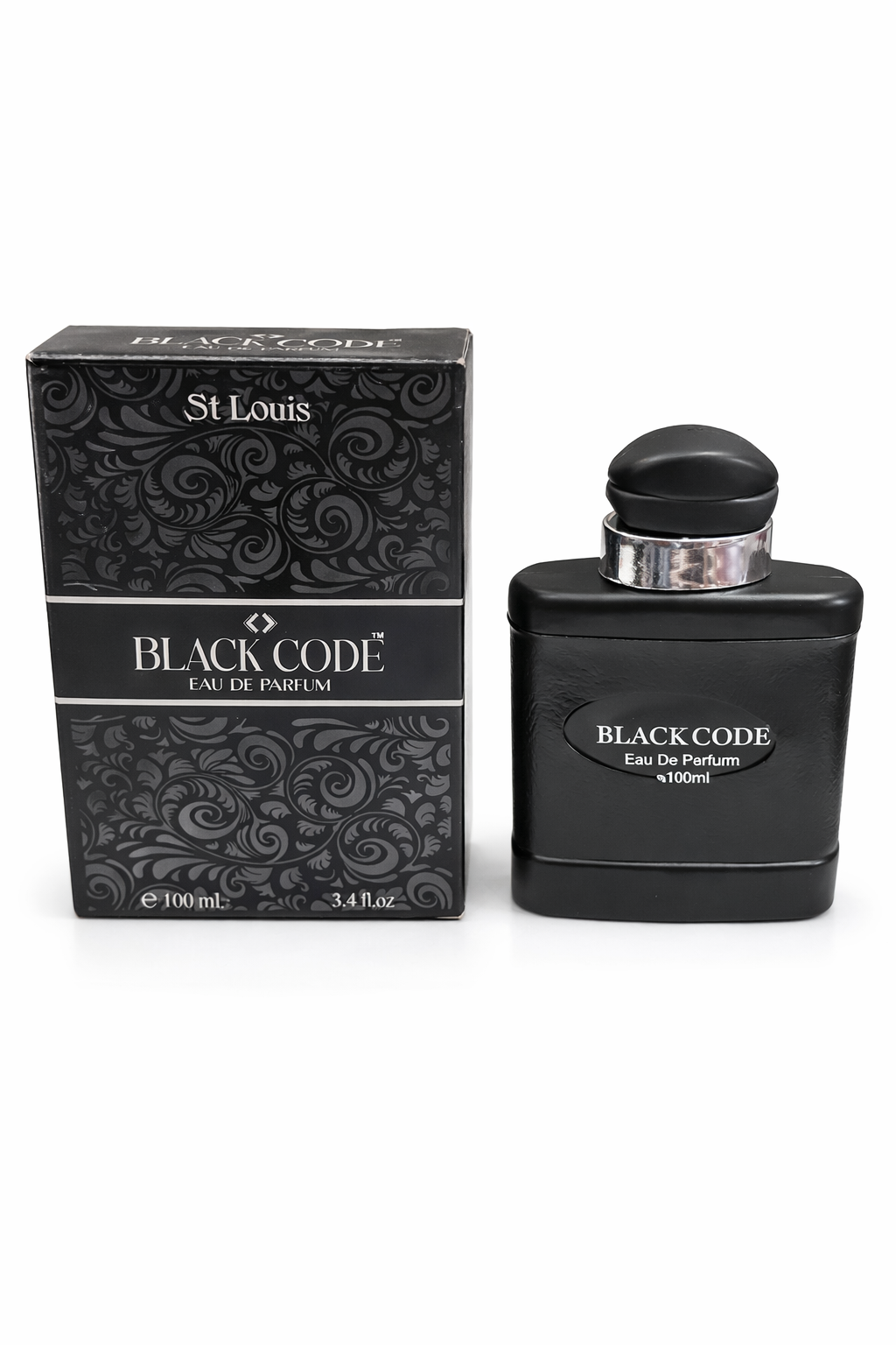 St Louis Black Code Eau De Parfum for Men 100ml – Long Lasting Premium Perfume | Citrusy Spicy Woody Fragrance | Daily Wear & Party Use