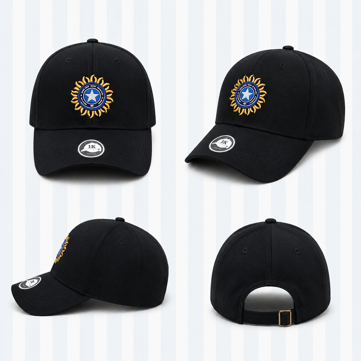 Premium Embroidered Baseball Cap for Men & Women | Adjustable Cotton Sports Cap 1 PEACE