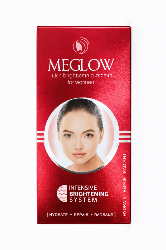 MEGLOW Skin Brightening Cream for Women | Face Glow Cream with Intensive Brightening System | Hydrating, Dark Spot Care & Radiance Boost Moisturizer