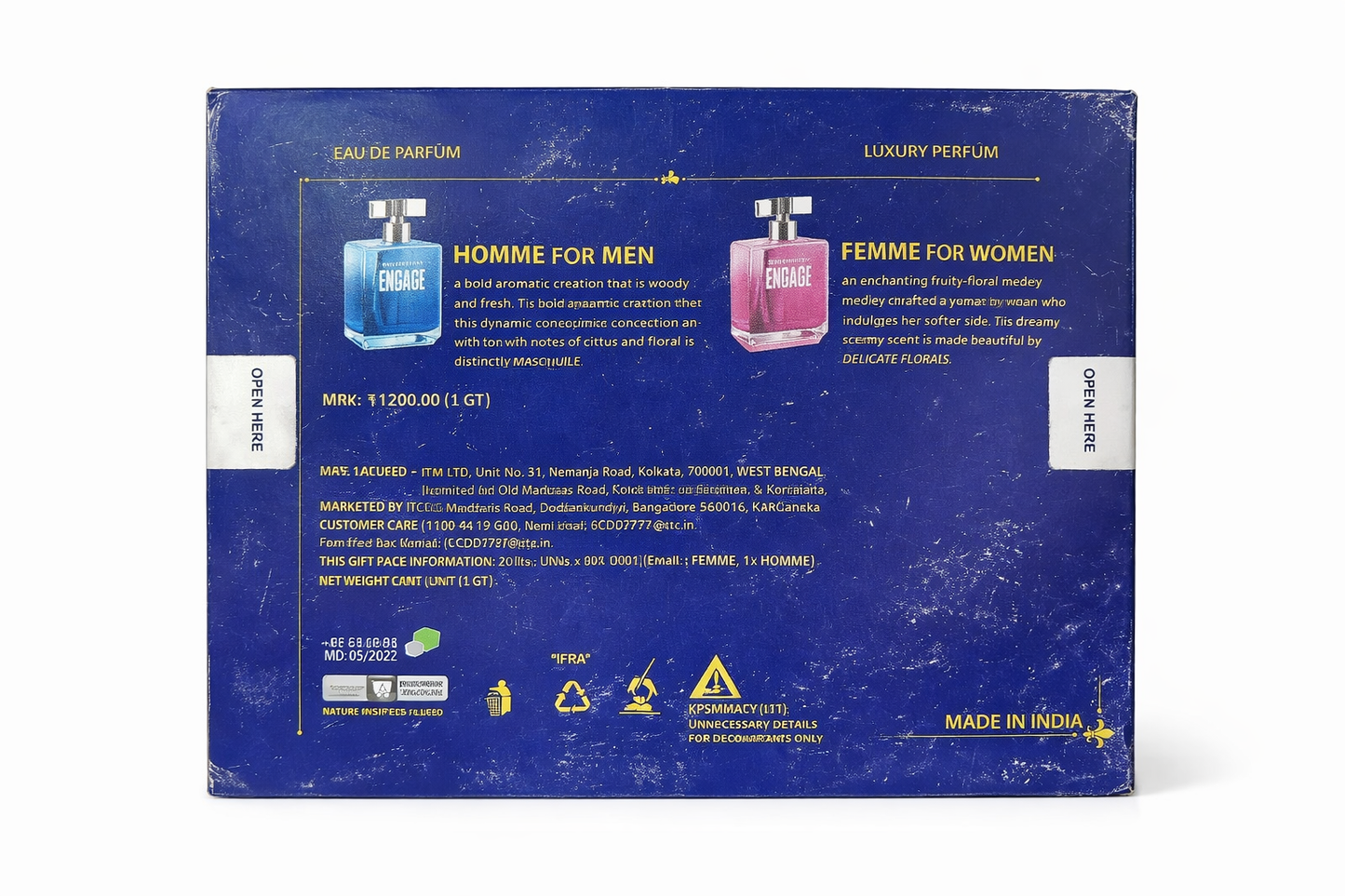 Engage Moments Premium Fragrance Gift Set | Luxury Perfume Gift Box for Men & Women | Special Occasion Gift Pack