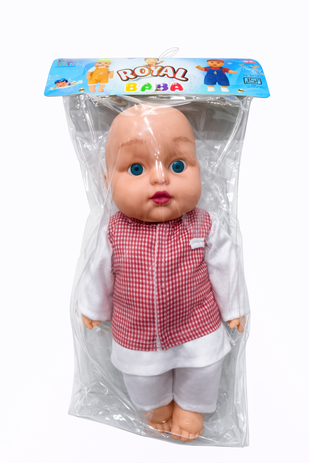 Royal Babab Baby Doll for Kids (3+ Years) – 12 Inch Soft Touch Doll with Removable Clothes, Huggable Toy for Girls & Boys, Pretend Play Baby Doll Gift