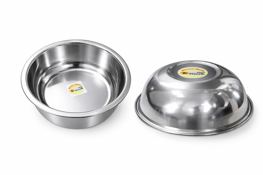 Stainless Steel Dog Bowl (2000ml / 67oz) – Large Food Grade Pet Bowl, Rust-Proof, Dishwasher Safe, Heavy Duty Feeding Bowl for Dogs & Pets