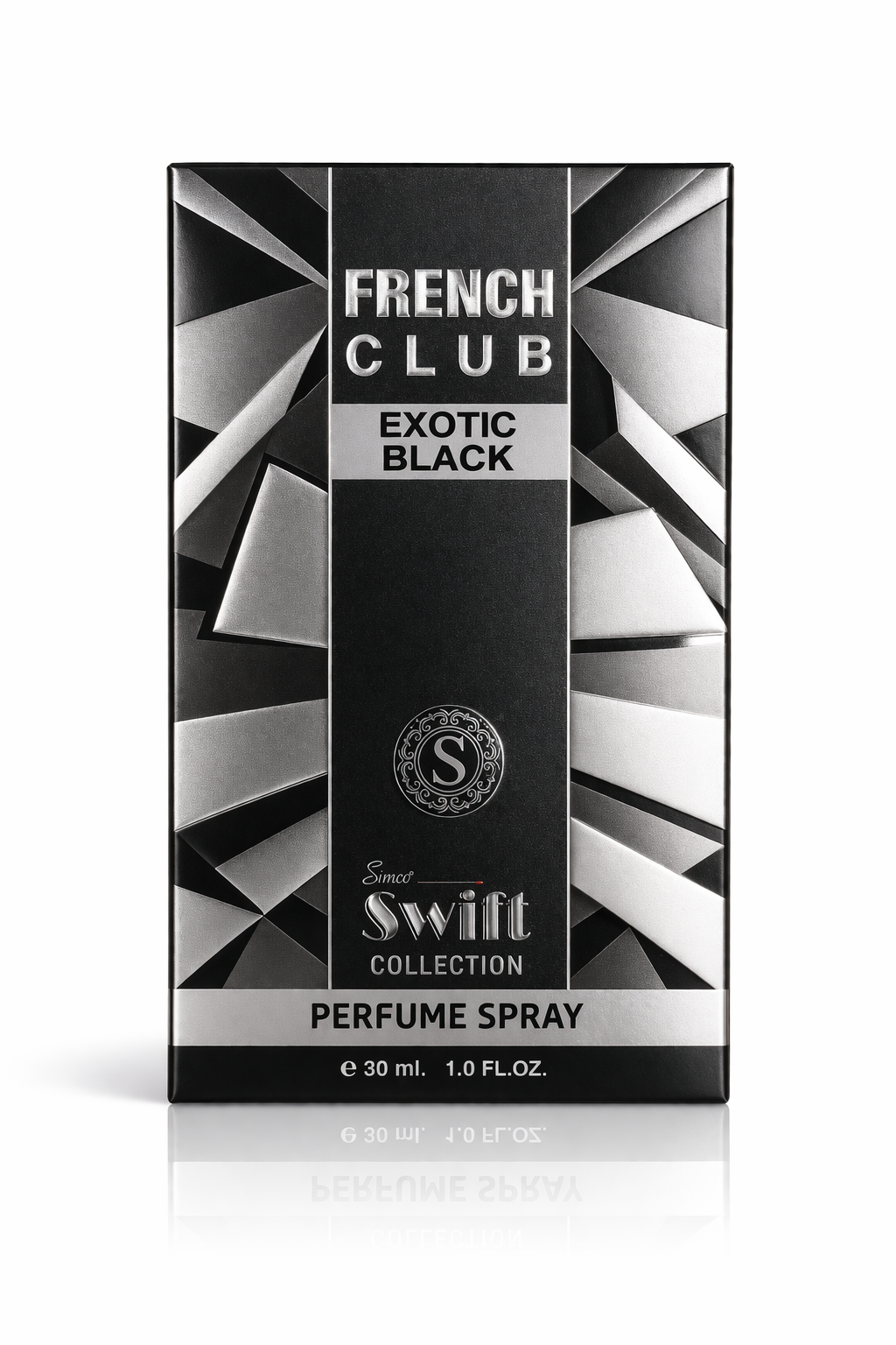 French Club Exotic Black Eau De Parfum Spray 30ml – Long Lasting Sensual Fragrance for Men | Premium Masculine Perfume | Travel Size EDP Spray