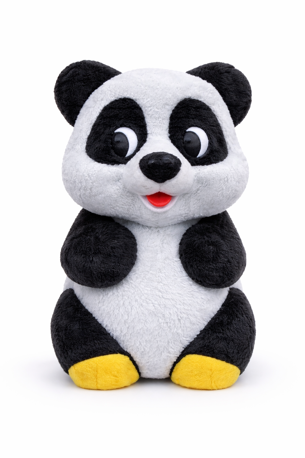 Panda Piggy Bank for Kids, 10 Inch Cute Plush Coin Bank, Soft Toy Money Saving Box with Coin Slot & Bottom Access, Gift for Boys & Girls (3+ Years)