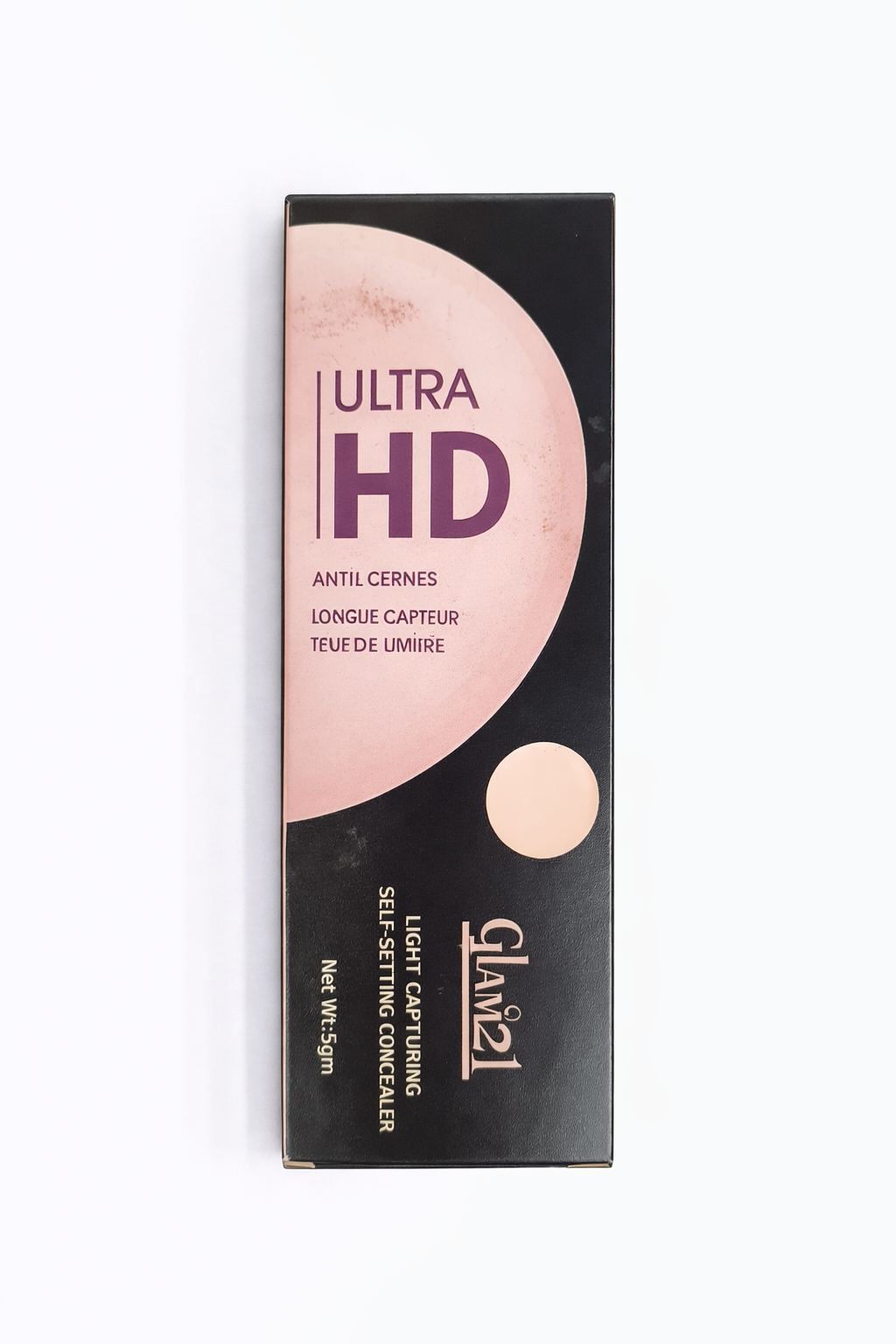 Glam21 Ultra HD Concealer 5gm | Full Coverage Concealer for Dark Circles & Spots