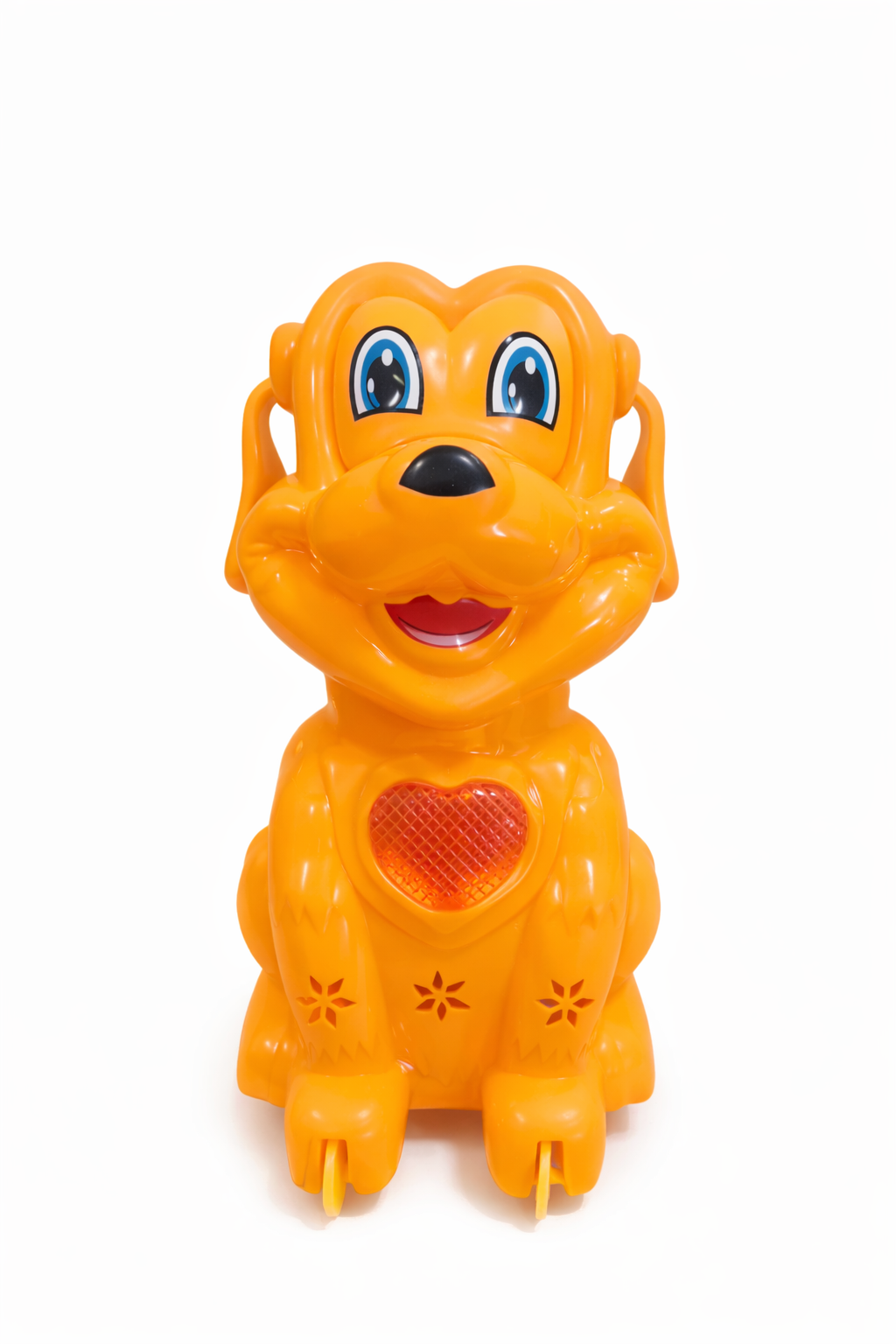 Cute Dog Toy for Kids with LED Light & Music, Battery Operated Moving Puppy Toy with Wheels, Interactive Musical Toy for Toddlers Boys & Girls (3+ Years)