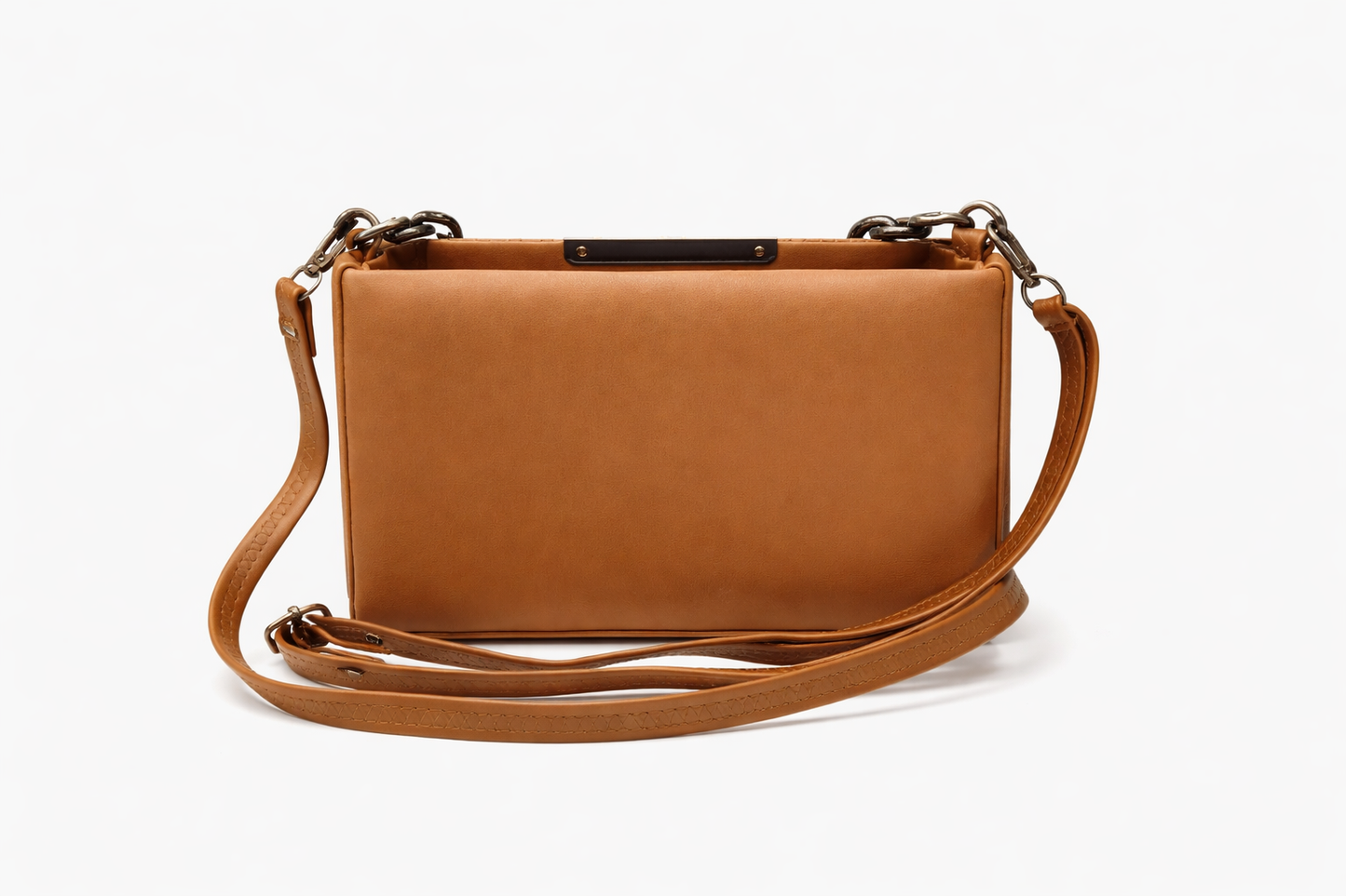 Quilted Faux Leather Handbag for Women | Stylish Woven Chain Handle Purse |
