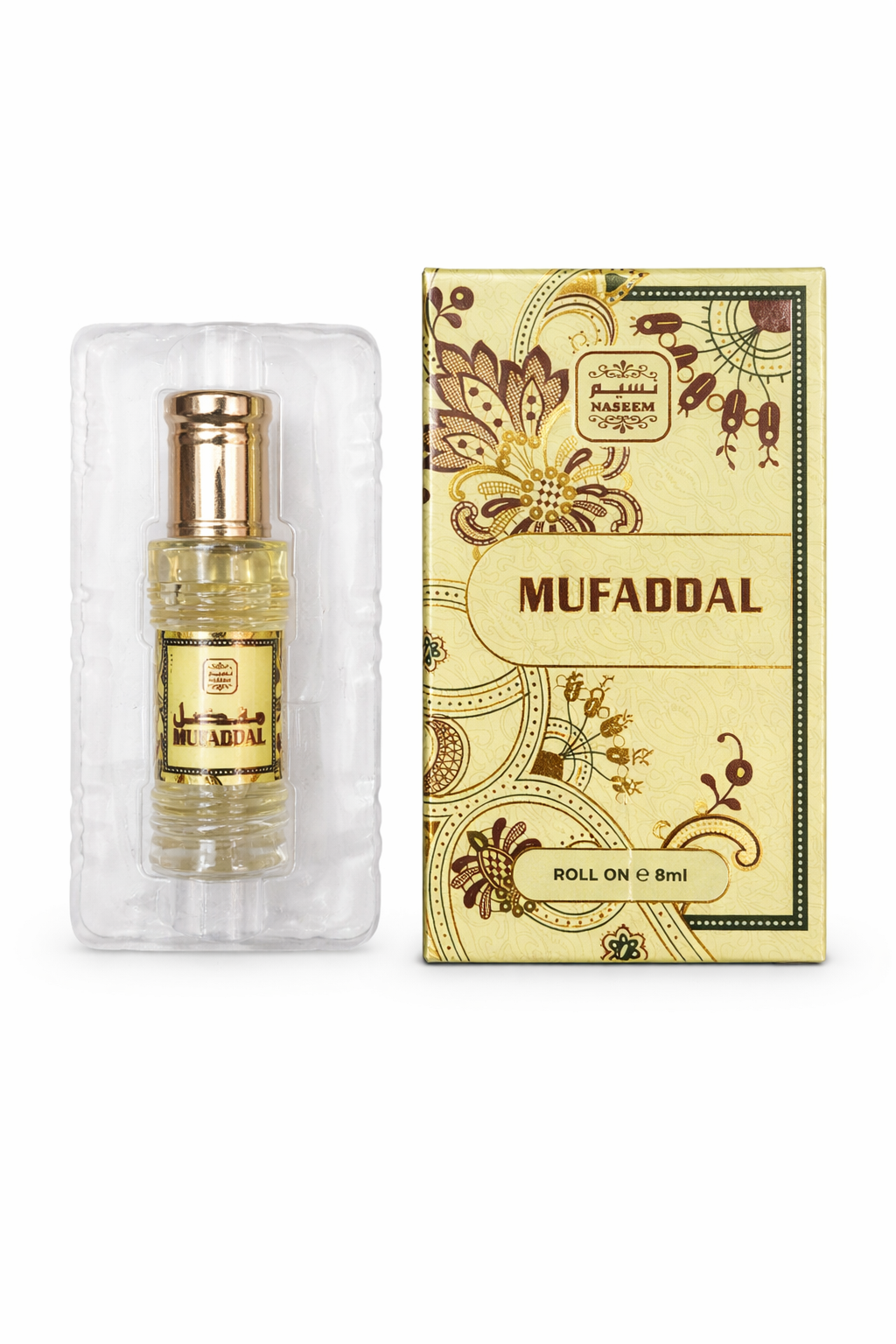 Mufaddal Attar Roll On Perfume Oil 8ml – Alcohol-Free Long Lasting Fragrance for Men & Women